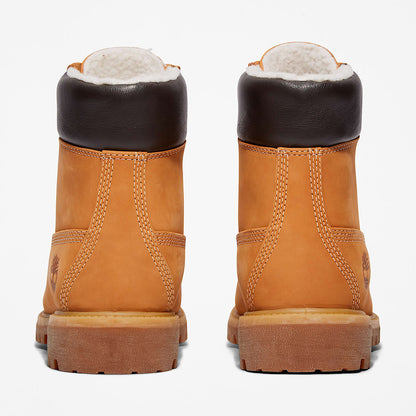 Timberland 6-Inch Premium Fur Line Men's Boots Wheat - Save 40%