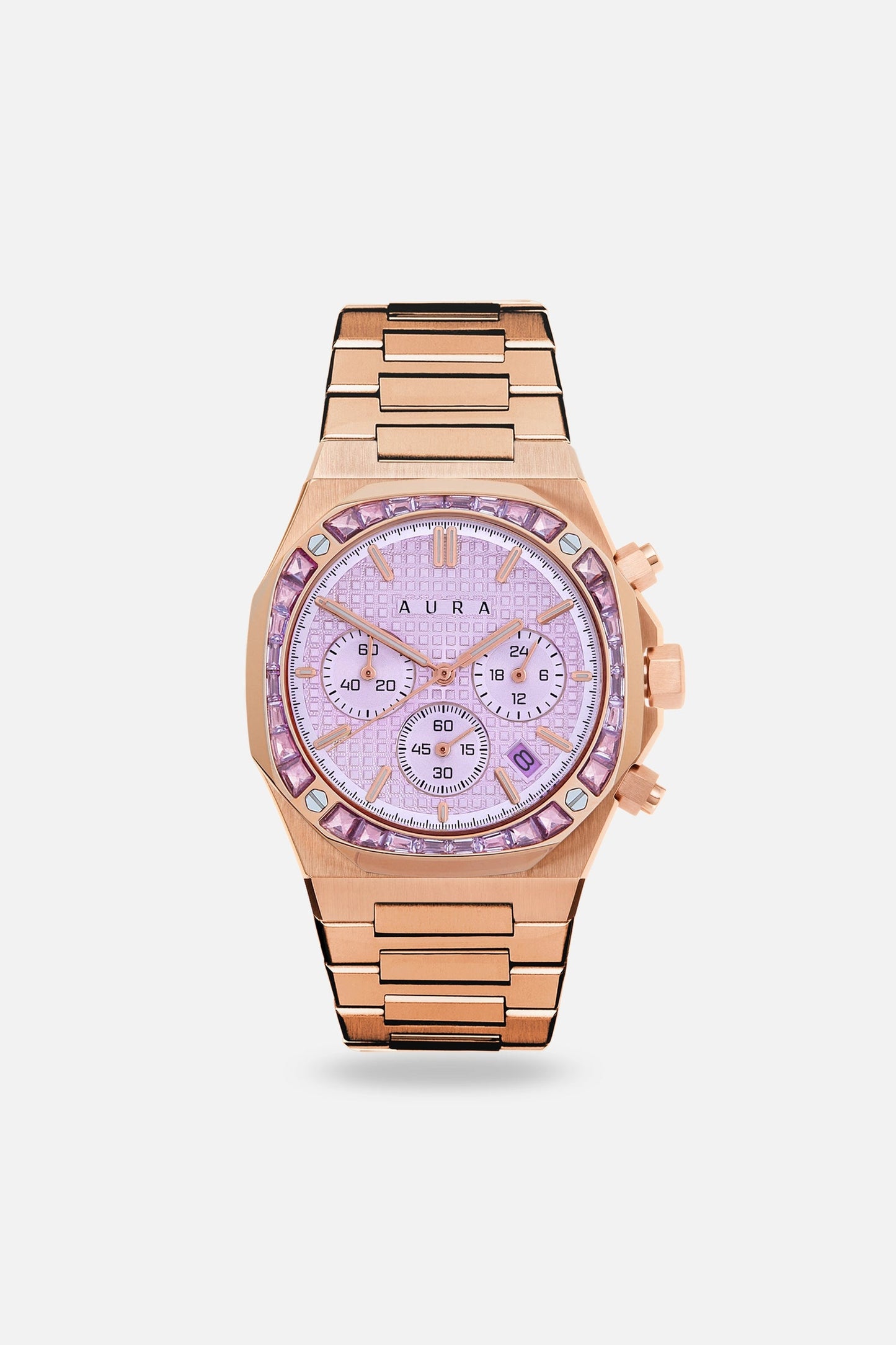 Aura Chronograph 001 Watch w/ Stones