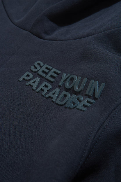 See You In Paradise Kids Tonal Pullover Hoodie Navy
