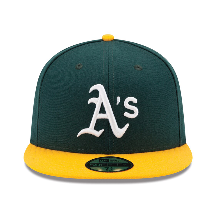 NEW ERA AUTHENTIC COLLECTION OAKLAND ATHLETICS ON-FIELD FITTED HOME HAT 70361054 