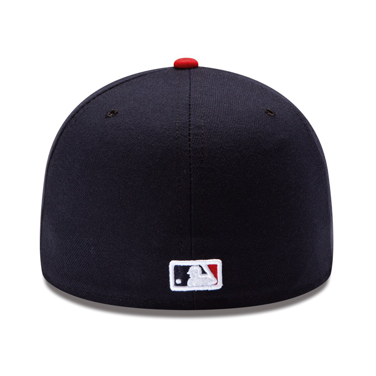 NEW ERA 59FIFTY AUTHENTIC COLLECTION ATLANTA BRAVES ON-FIELD HOME HAT - NAVY, RED ALT 70361069 