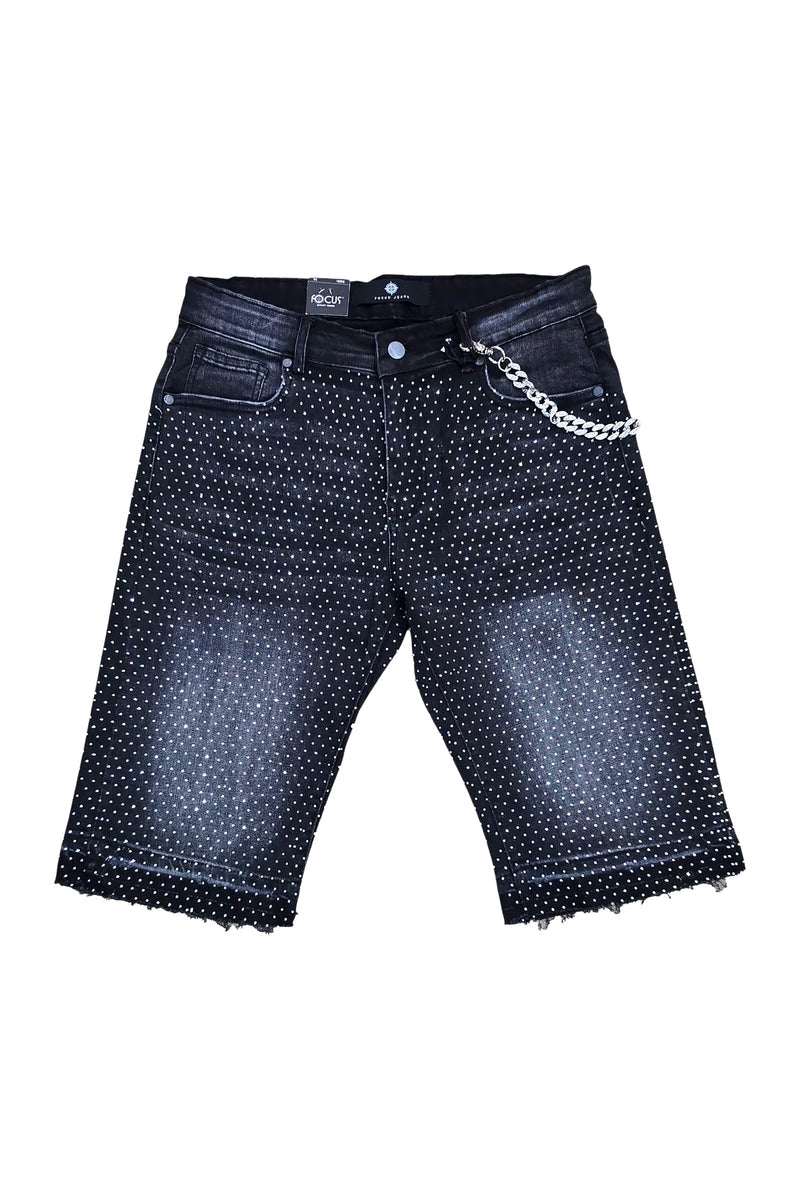 Focus Stone Jeans w/ Chain
