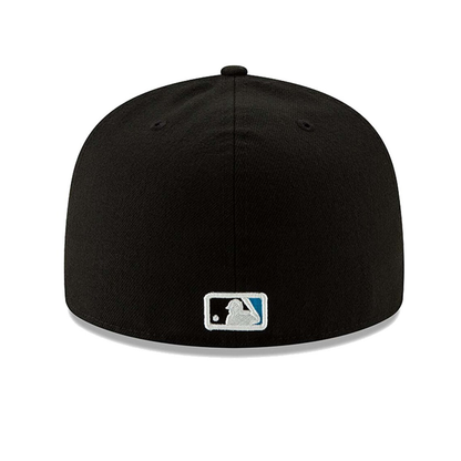 NEW ERA 59FIFTY AUTHENTIC COLLECTION MIAMI MARLINS ON-FIELD GAME HAT - BLACK 70456861 