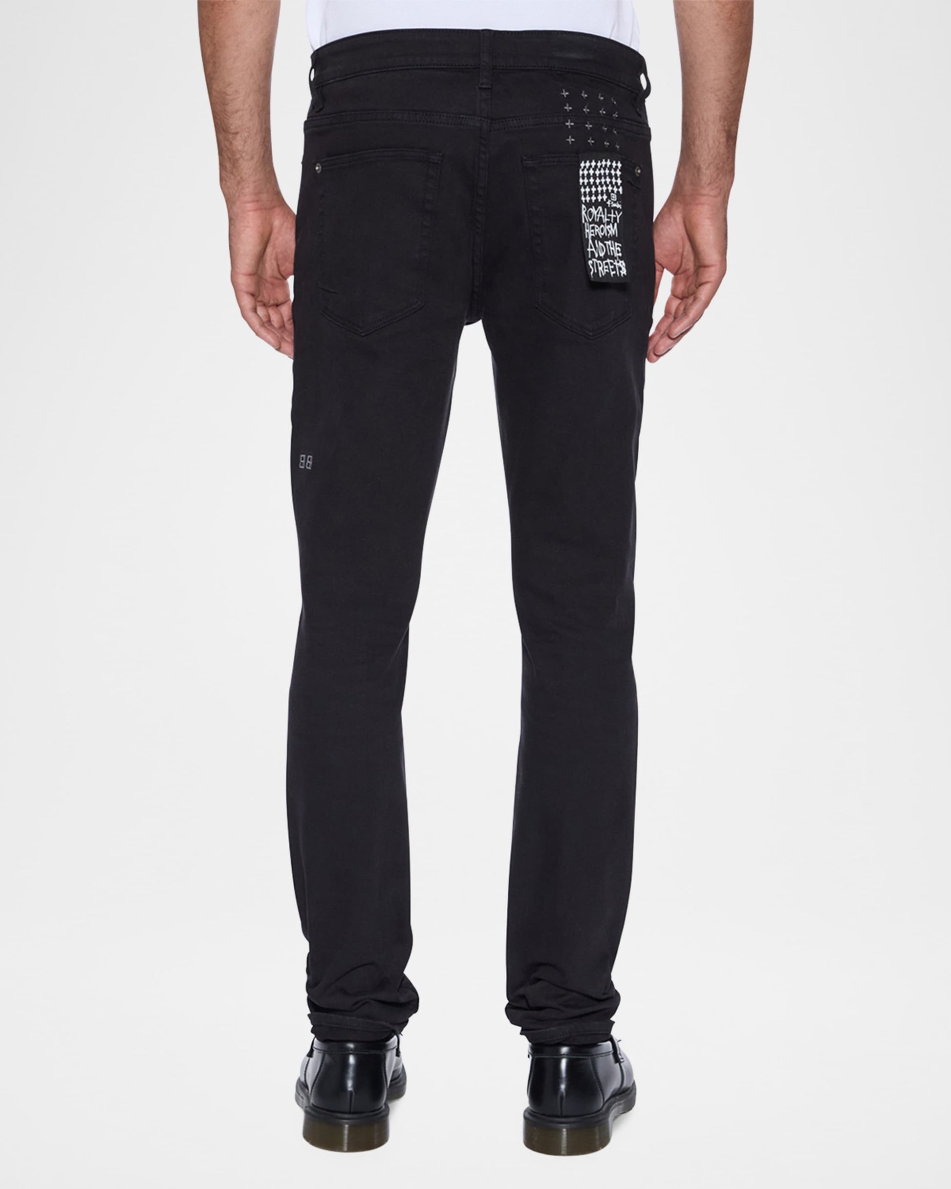 Ksubi Van Winkle Jasper Black Arch Skinny Jeans 