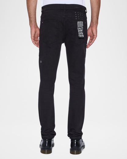 Ksubi Van Winkle Jasper Black Arch Skinny Jeans 