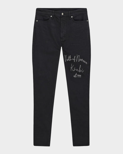 Ksubi Van Winkle Jasper Black Arch Skinny Jeans 