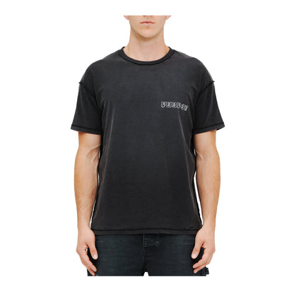 Purple Brand Mens Textured Inside Out Tee - 40% OFF