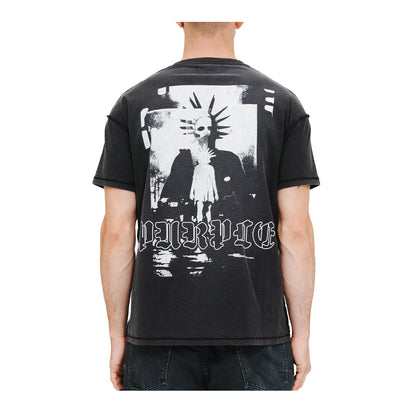 Purple Brand Mens Textured Inside Out Tee - 40% OFF