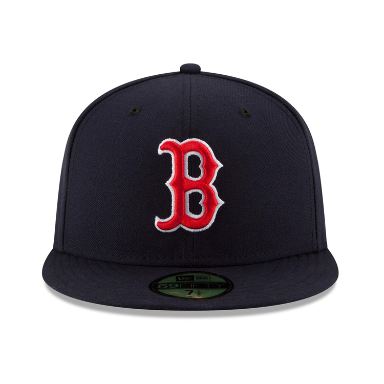 NEW ERA 59FIFTY AUTHENTIC COLLECTION BOSTON RED SOX ON-FIELD GAME HAT - NAVY 70331911 